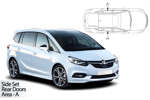 UV Privacy Car Shades - Vauxhall Zafira Tourer 12>19 Rear Dr Set