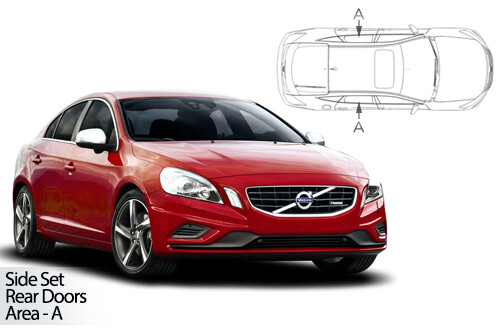 Car Shades Volvo S60 4 door 10-18 Rear Door Set