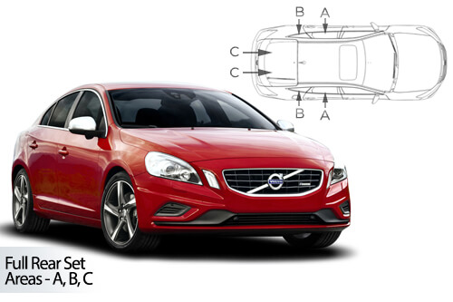 Car Shades Volvo S60 4 door 10-18 Full Rear Set