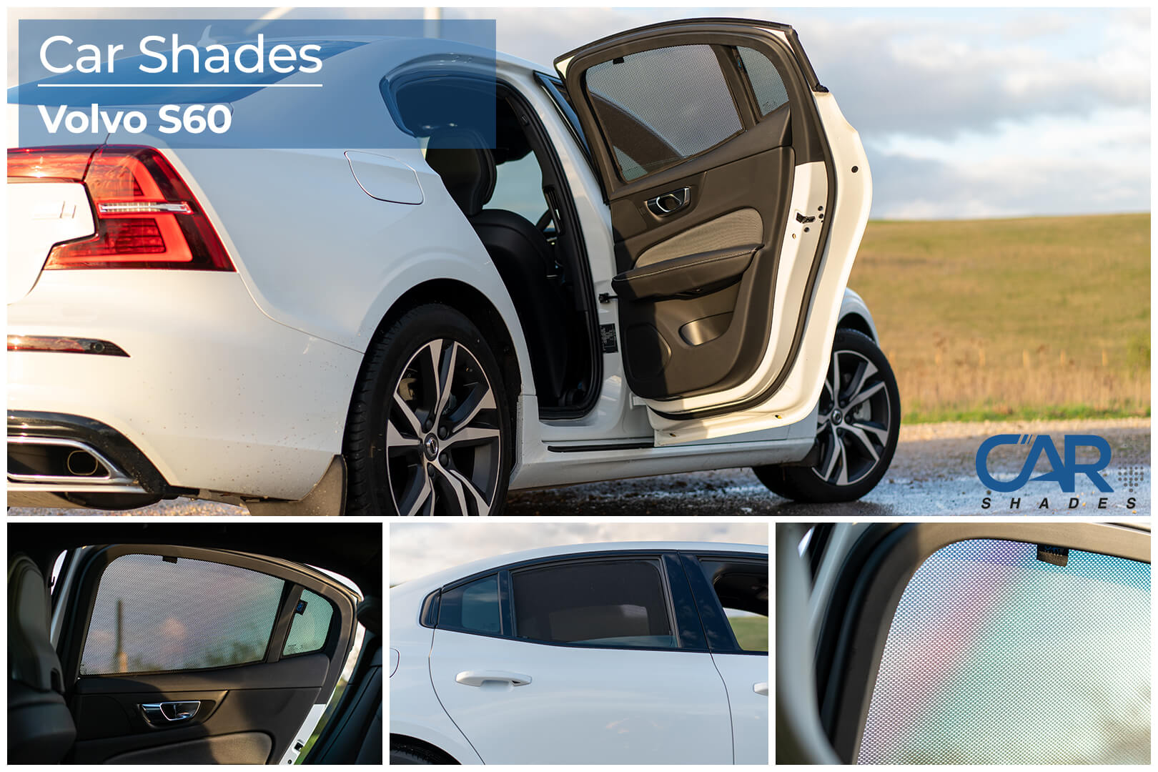 Car Shades - Rear Door Set