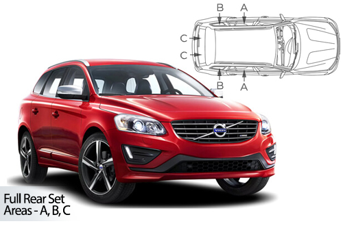 Car Shades Volvo XC60 5 door 09-17 Full Rear Set