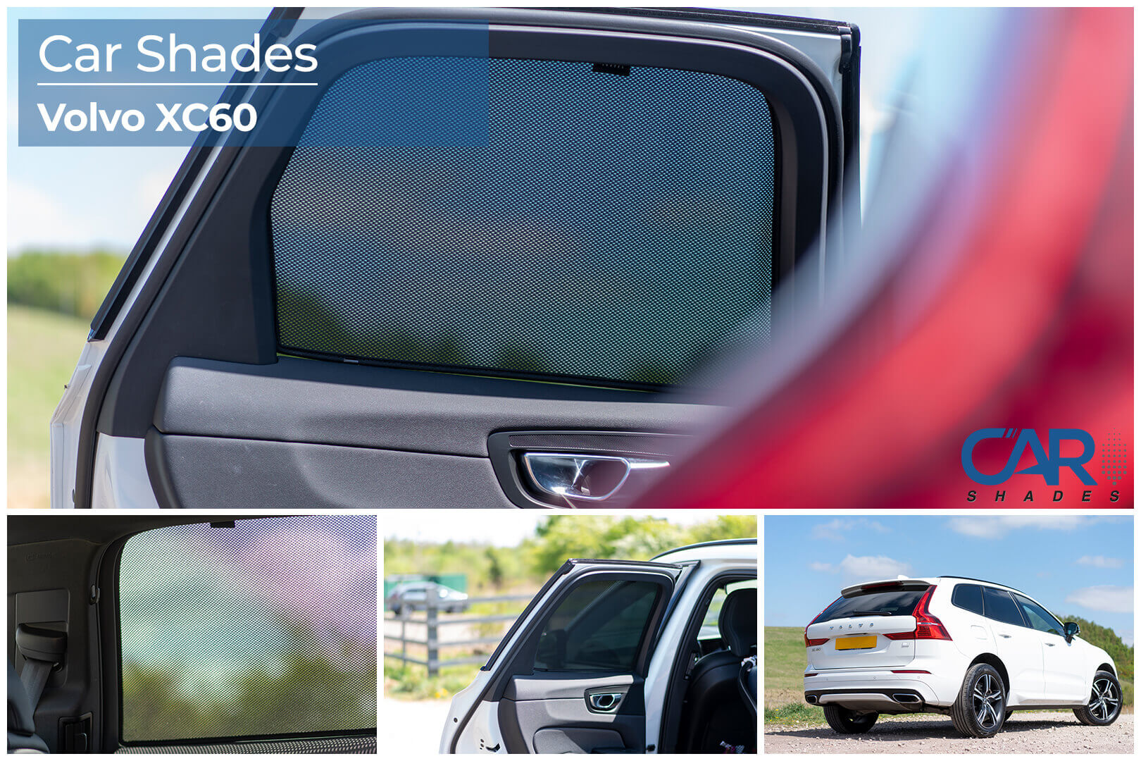 Car Shades - Rear Door Set