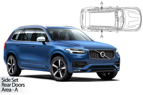 UV Car Shades - Volvo XC90 5dr 2014> Rear Door Set