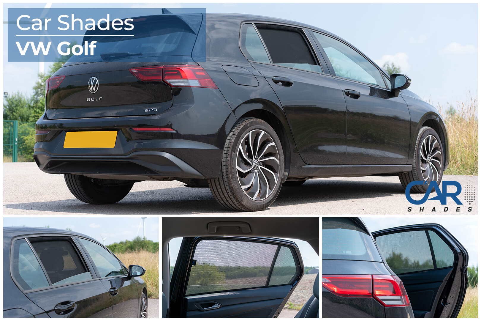 Car Shades - Rear Door Set