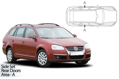 Car Shades Volkswagen Golf (MK 5) Estate 03-08 - Rear Door Set