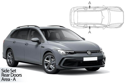 Car Shades - VW Golf MK8 Estate 2020> Rear Door Set