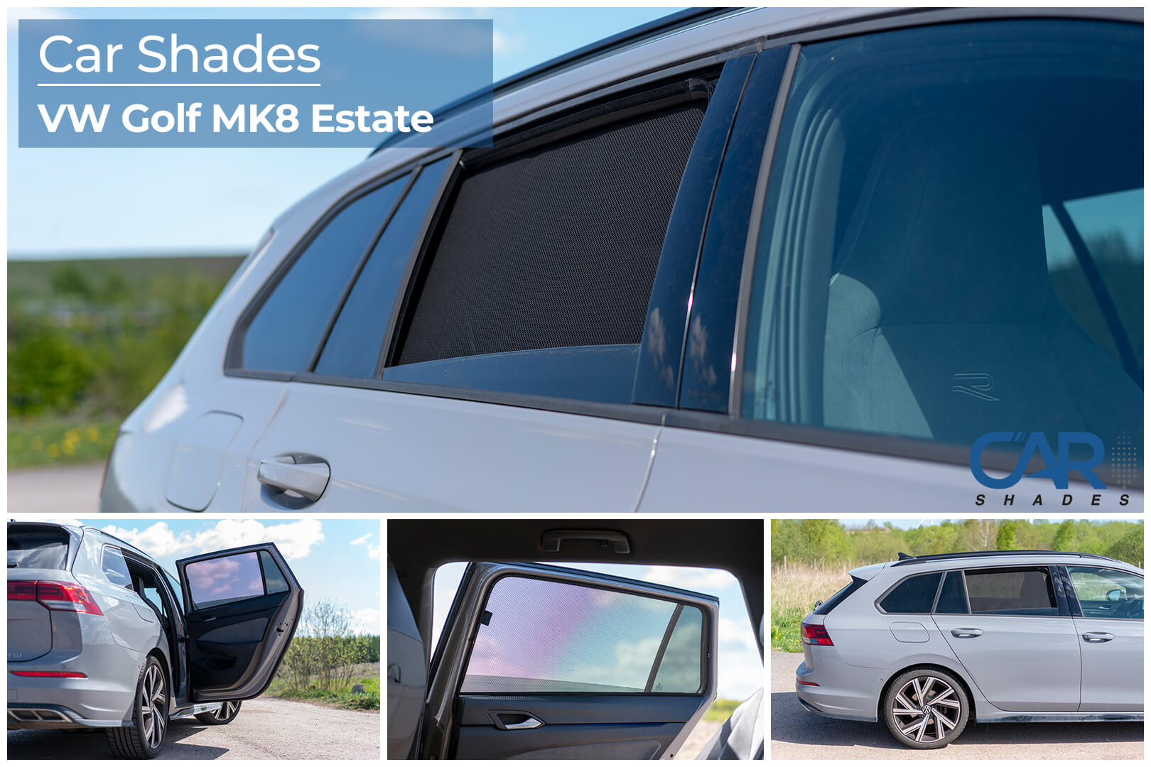 Car Shades - Rear Door Set