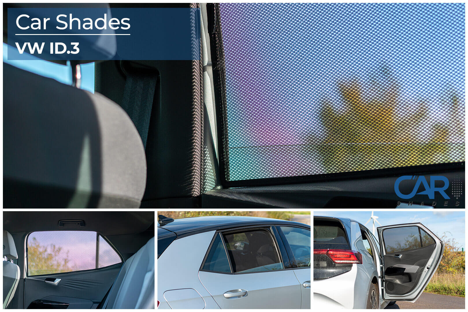 Car Shades - Rear Door Set