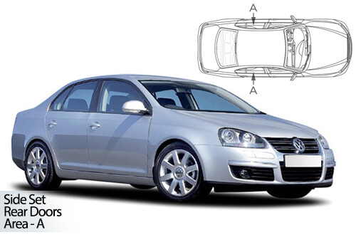 UV Car Shades - Jetta 4dr 06-10 Rear Door Set
