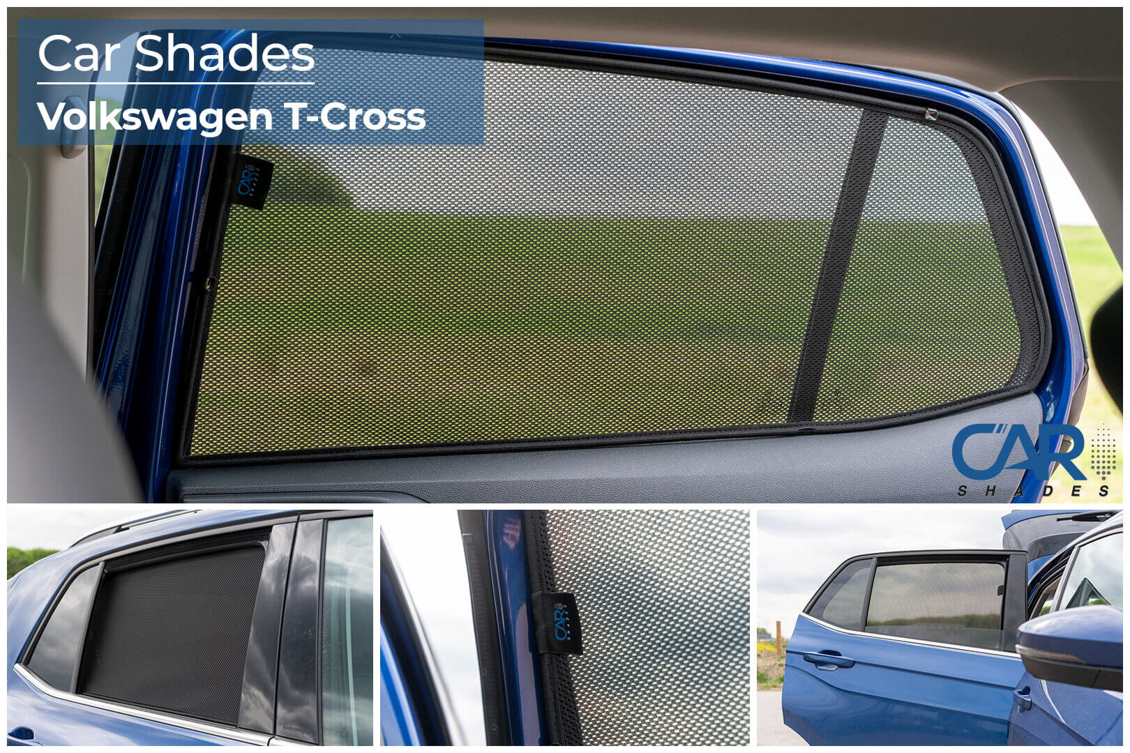 Car Shades - Rear Door Set