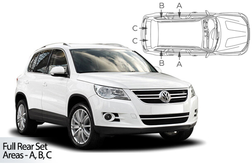 Car Shades Tiguan 5 door 08-16 Full Rear Set