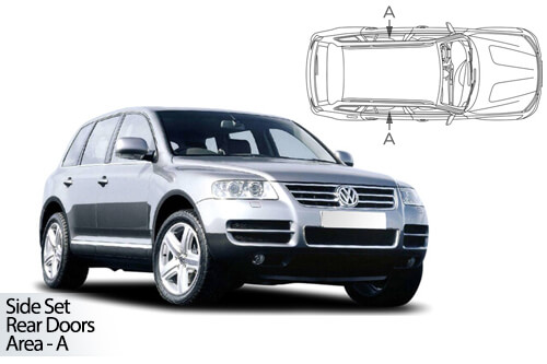 Car Shades Volkswagen Touareg 5 door 03-10 Rear Door Set
