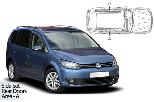 UV Privacy Car Shades - VW Touran 5dr 10-15 Rear Door Set