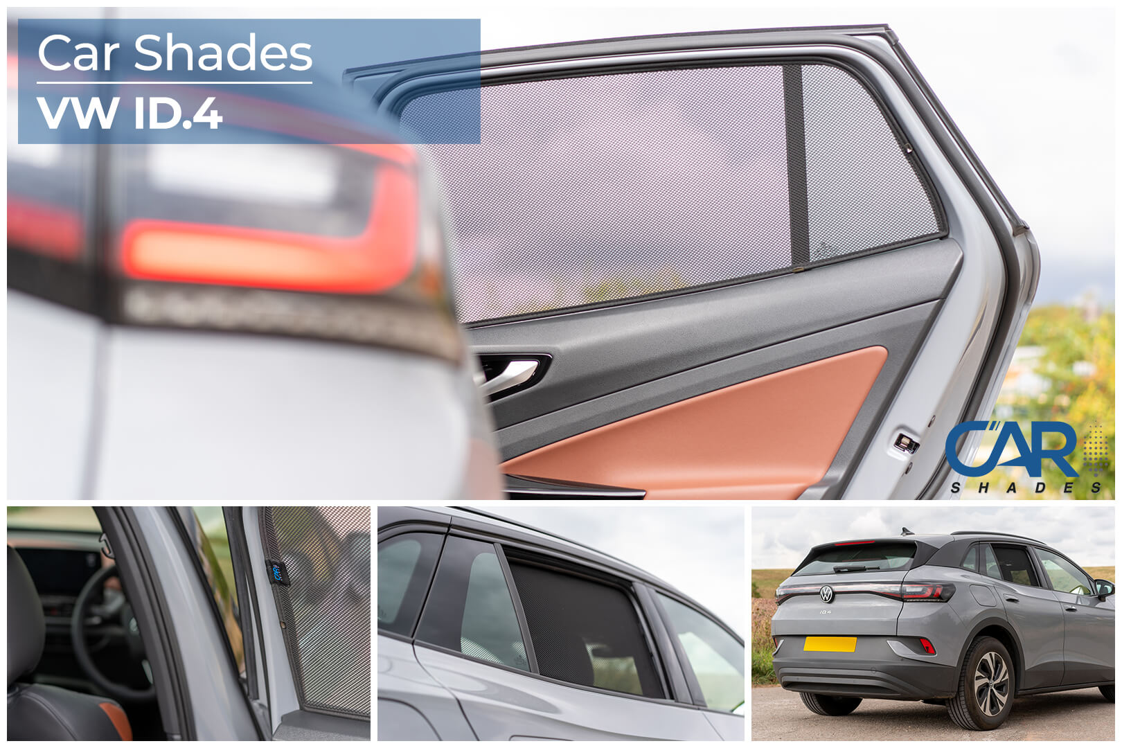 Car Shades - Rear Door Set
