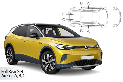 Car Shades - VW ID.4 5dr 2020> Full Rear Set