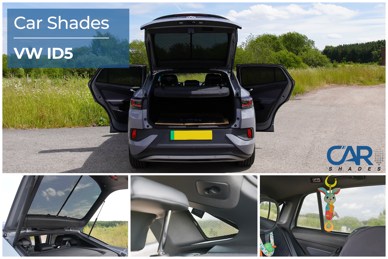 Car Shades - Rear Door Set