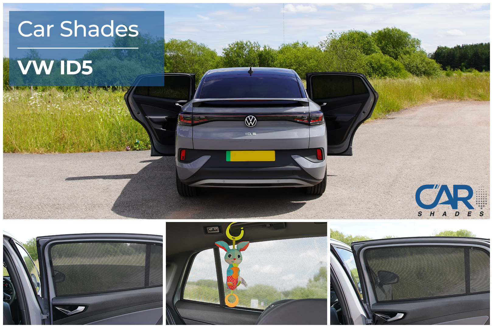 Car Shades - Rear Door Set