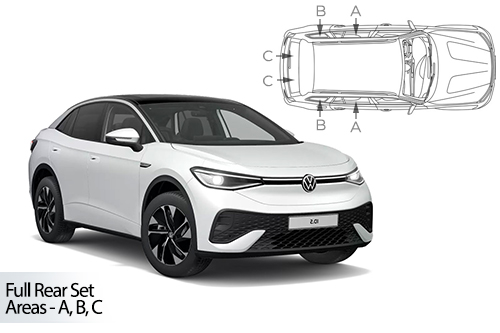 Car Shades - VW ID.5 5dr 2020> Full Rear Set