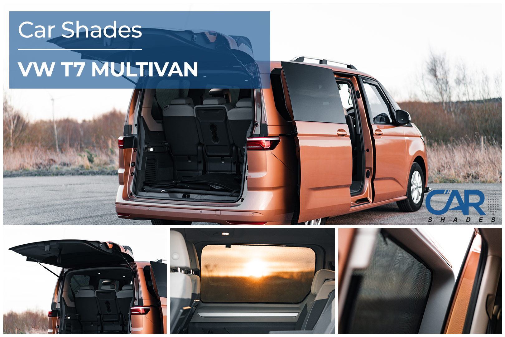 Car Shades - Rear Door Set