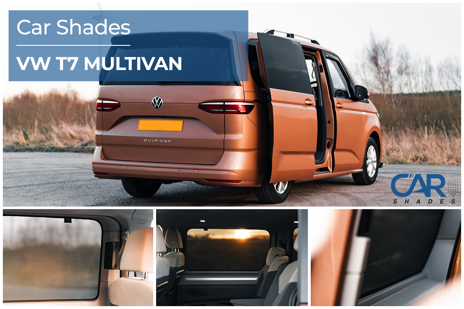 Car Shades - Rear Door Set