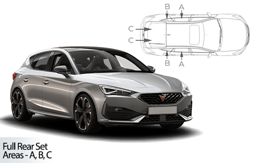 Car Shades - Seat/Cupra Leon Hatch 2020> Full Rear Set