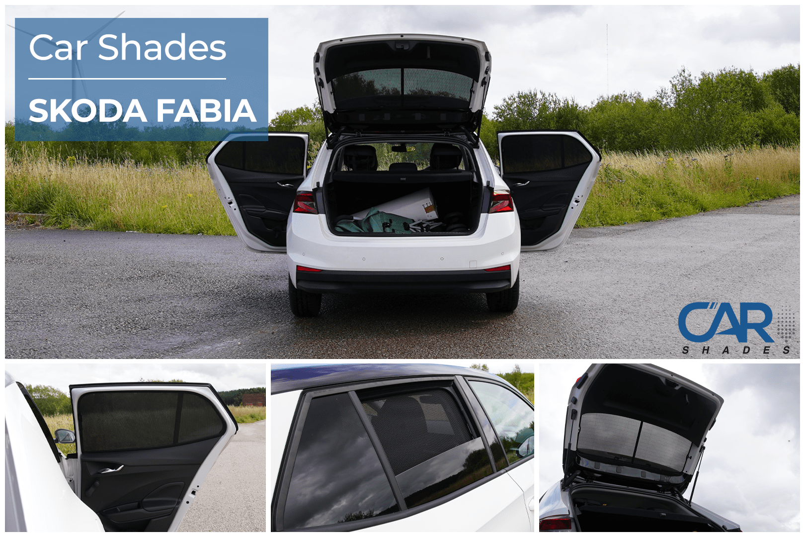 Car Shades - Rear Door Set